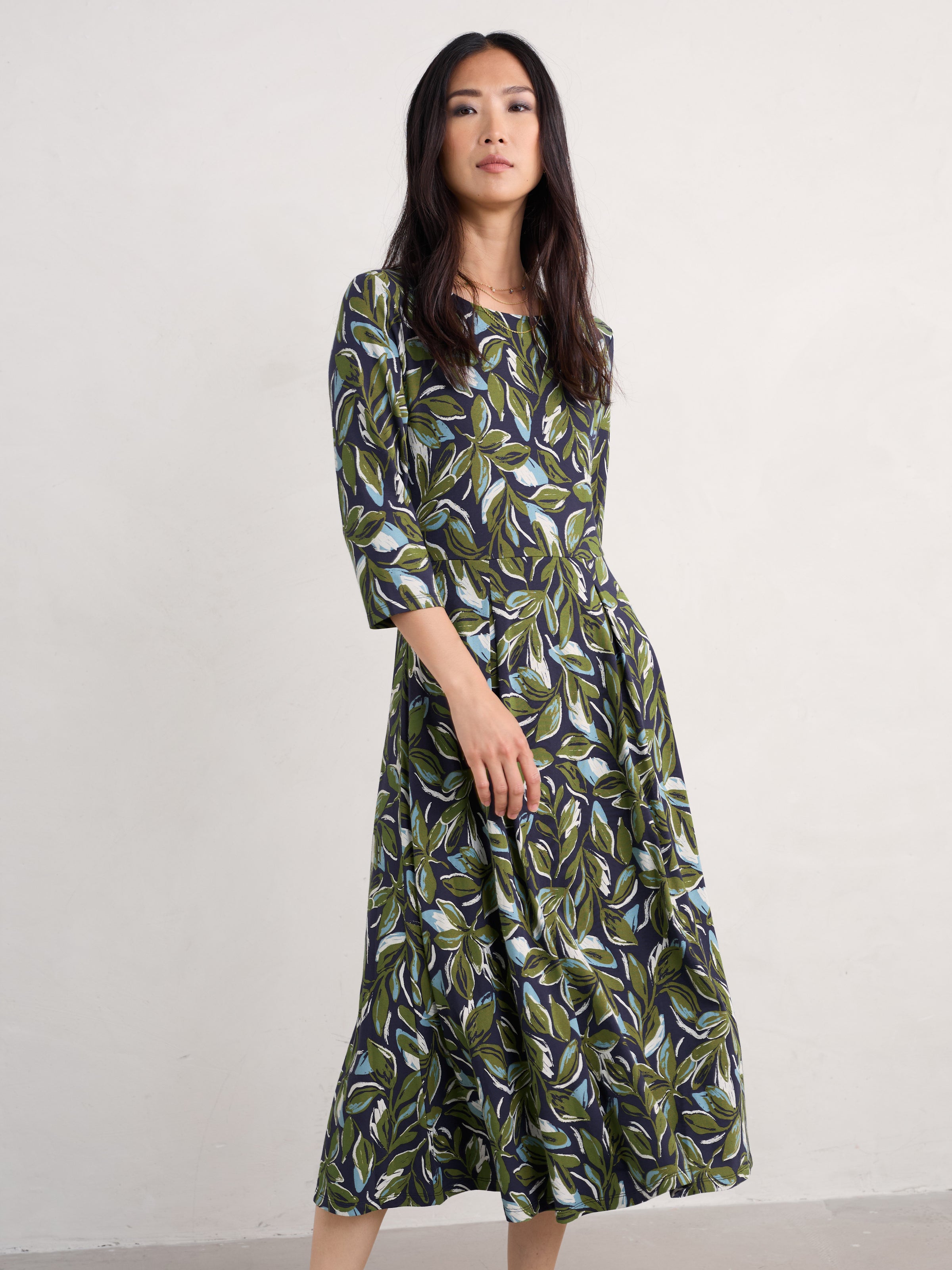 An image of the Seasalt 3/4 Wild Bouquet Dress