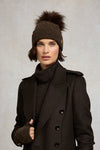 An image of the Holland Cooper Sloane Cable Bobble Hat