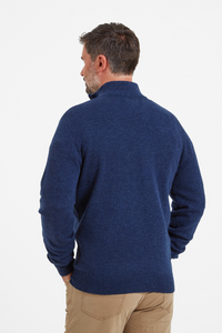 An image of the Schoffel Lambswool 1/4 Zip Jumper