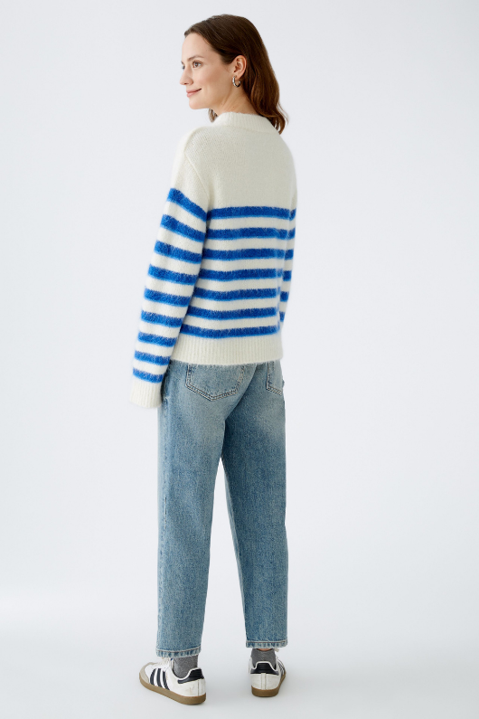An image of the Oui Striped Jumper