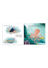An image of the Jellycat Jellycat Odell, The Fearless Octopus Book