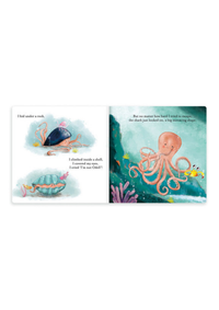 An image of the Jellycat Jellycat Odell, The Fearless Octopus Book