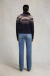 An image of the Holland Cooper Rebecca Roll Neck Knit