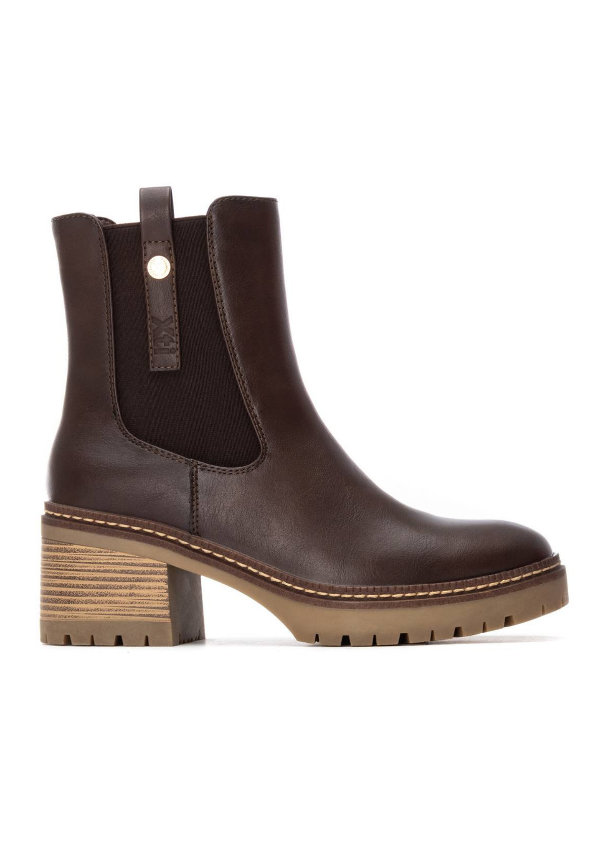 An image of the Xti Leather Ankle Boots