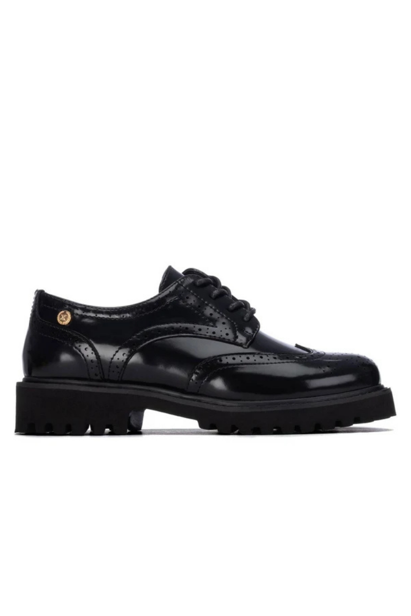 Pu Leather Heeled Shoes