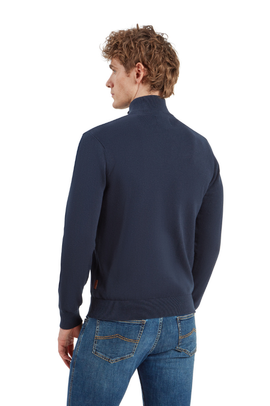 An image of the Schoffel Calton Cotton Cashmere 1/4 Zip Jumper