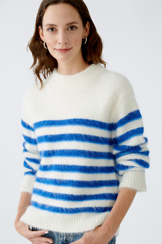 An image of the Oui Striped Jumper