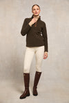 An image of the Holland Cooper Country Fleece Quarter Zip