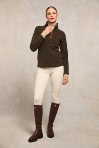 An image of the Holland Cooper Country Fleece Quarter Zip
