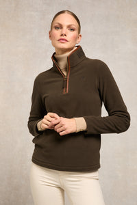 An image of the Holland Cooper Country Fleece Quarter Zip