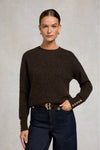 An image of the Holland Cooper Tori Crew Neck Knit