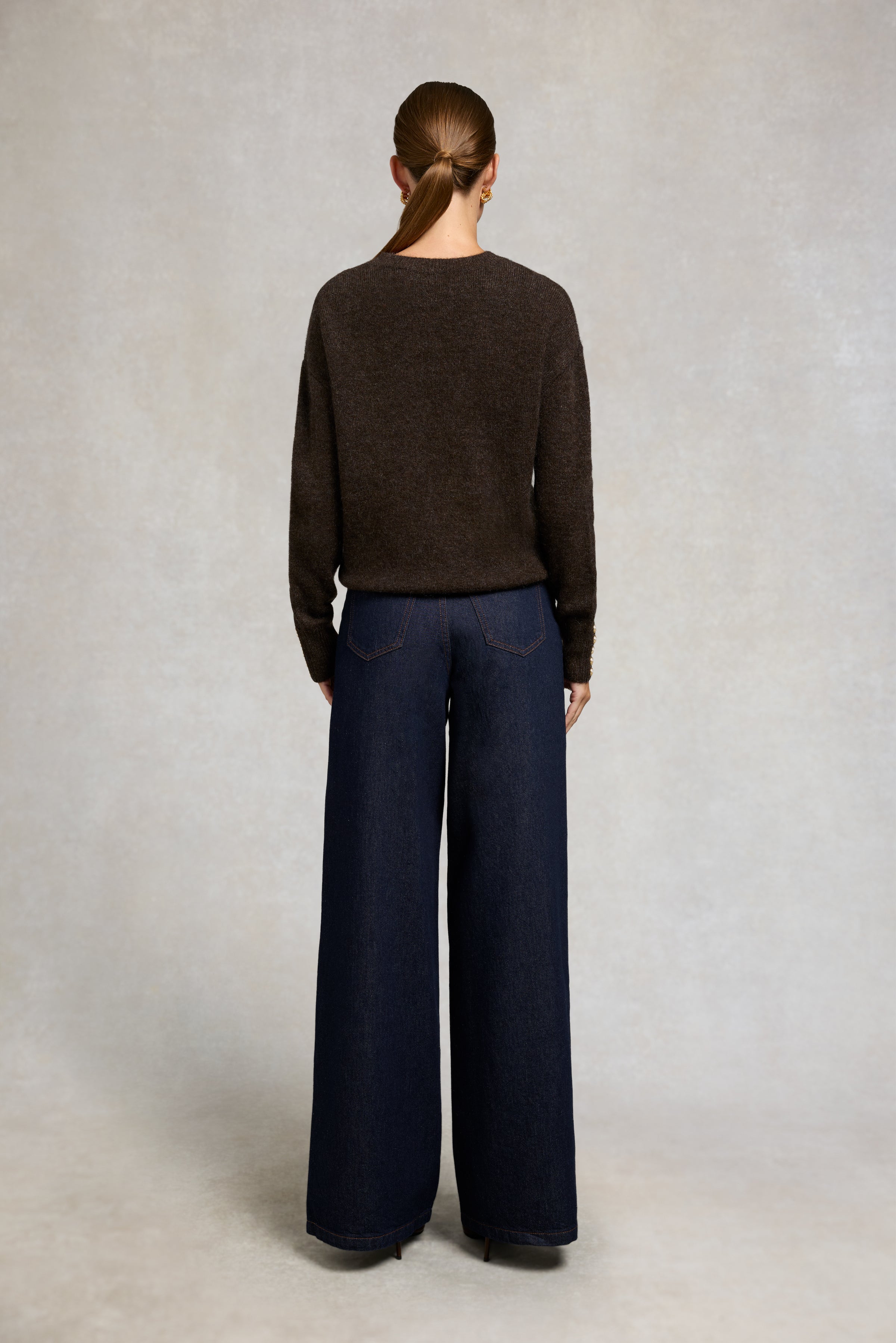 An image of the Holland Cooper Tori Crew Neck Knit