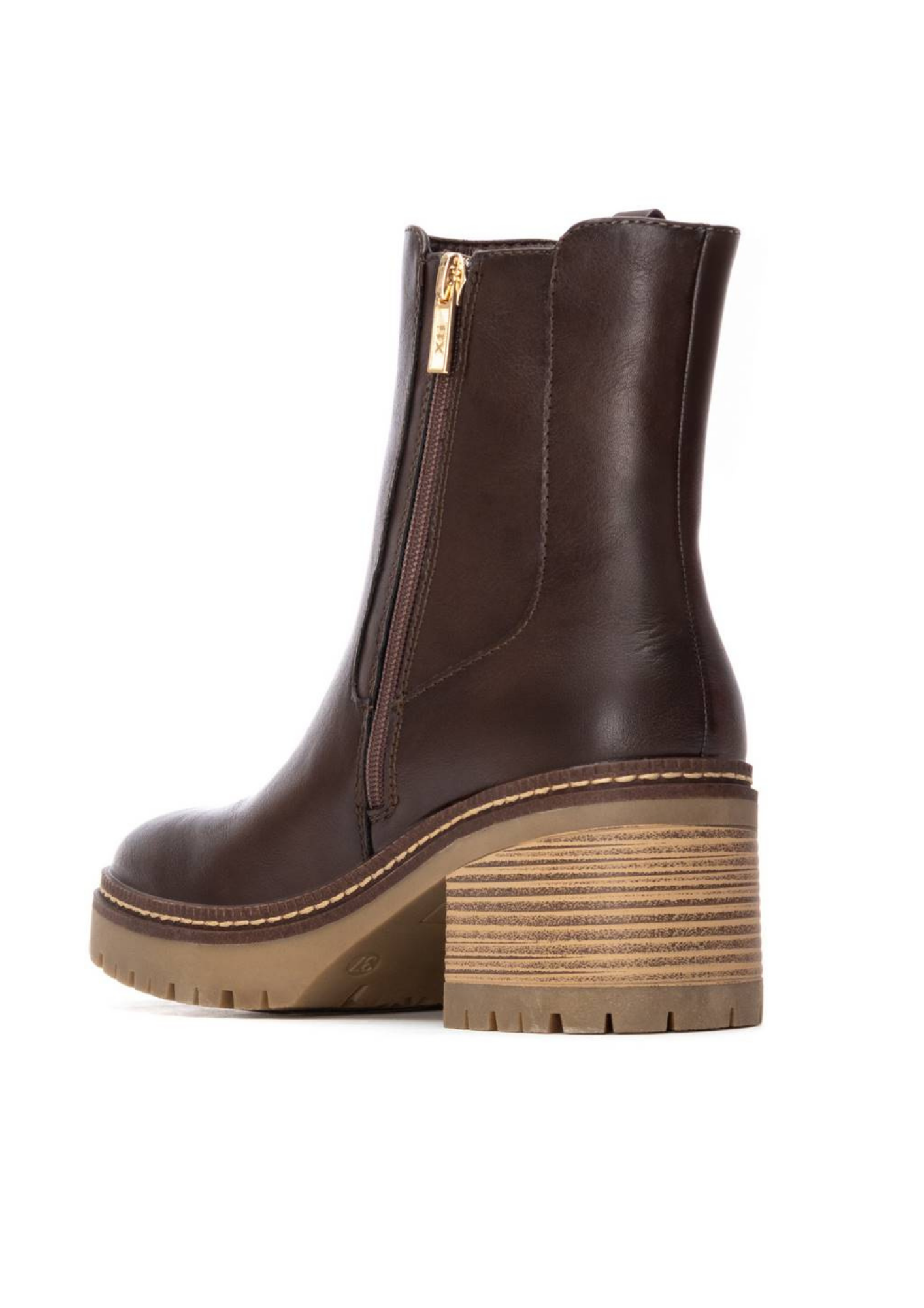 An image of the Xti Leather Ankle Boots