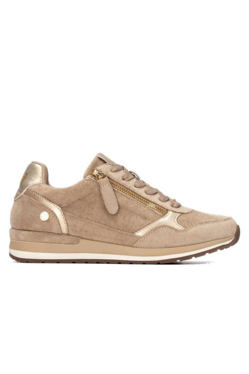 Suede Zip Up Trainers