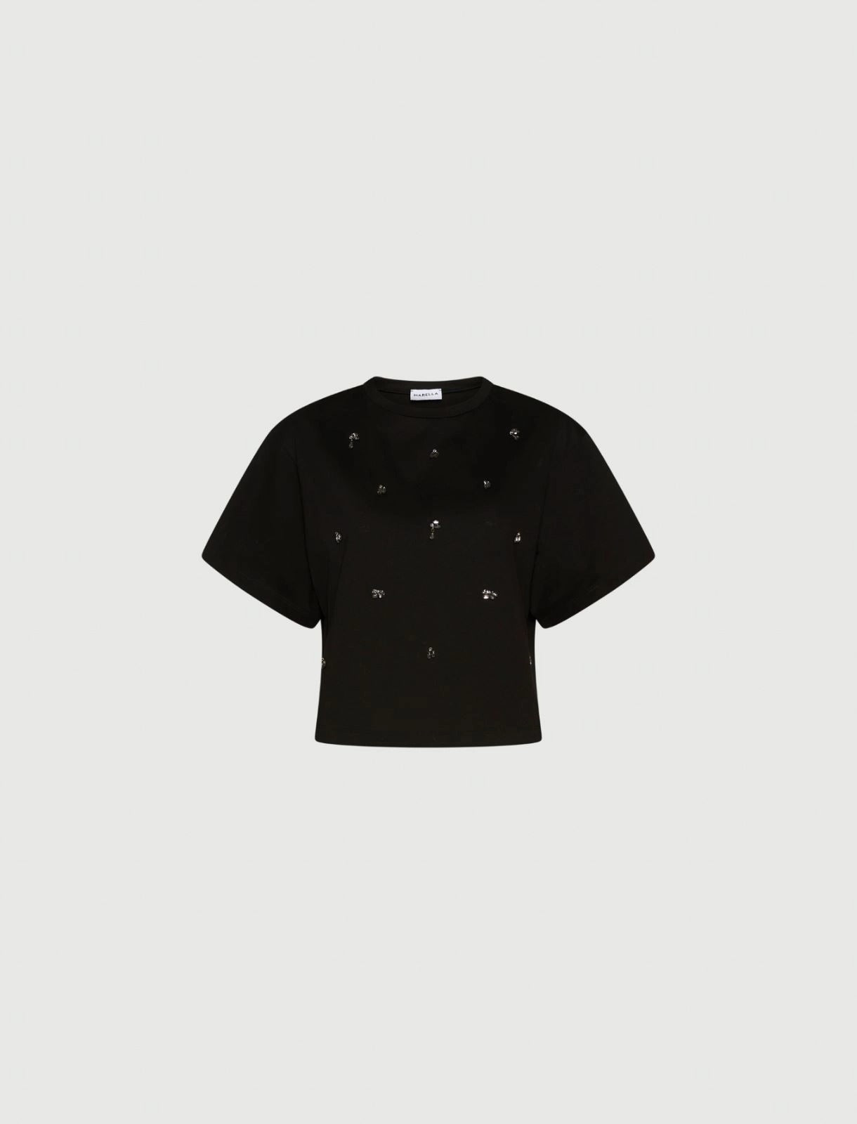 An image of the Marella Arnaldo Black T-Shirt