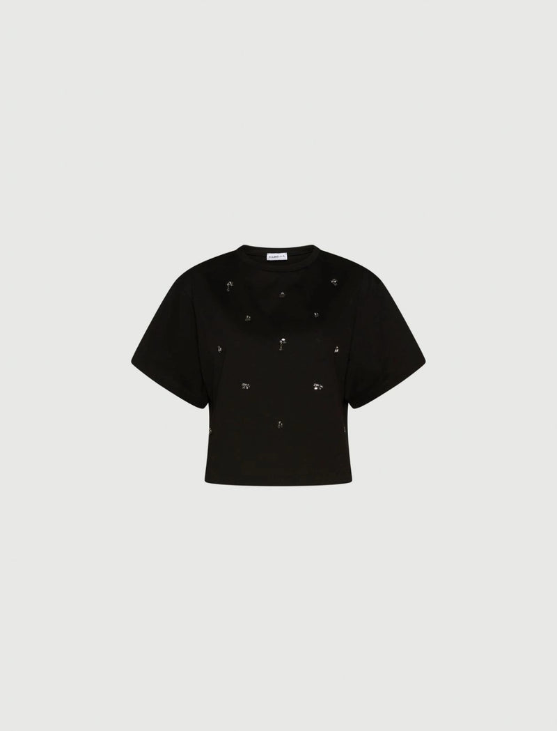An image of the Marella Arnaldo Black T-Shirt