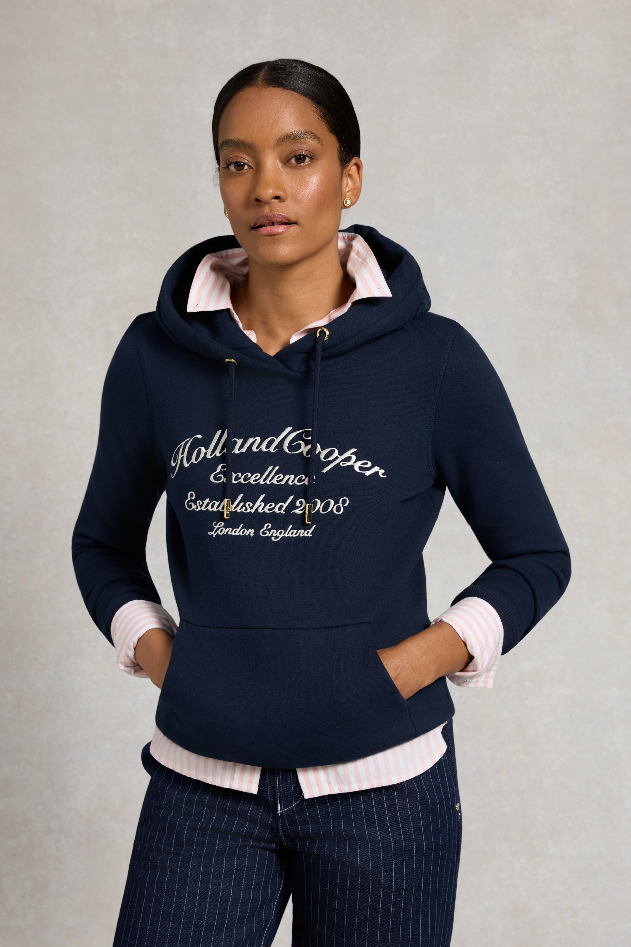 An image of the Holland Cooper Ivy League Hoodie