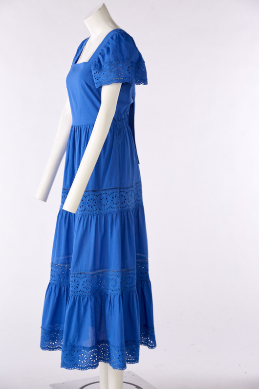 An image of the Oui Embroidered Maxi Dress
