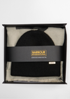 An image of the Barbour International Pendle Beanie & Milla Scarf Gift Set