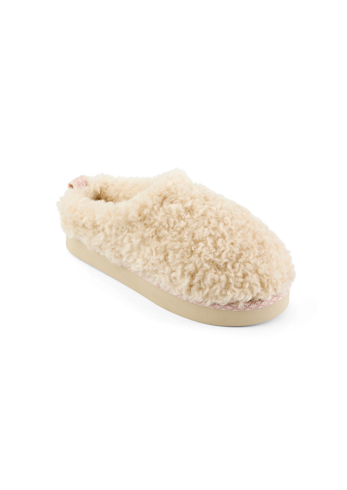 An image of the Bedroom Athletics Alicia Luxury Borg Fleece Platform Mule