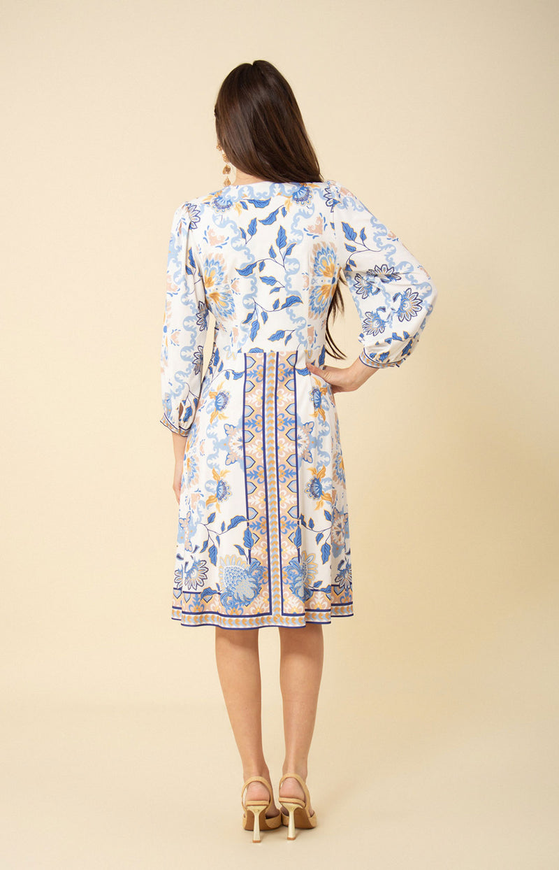 An image of the Hale Bob 3/4 V-Neck Dress