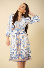 An image of the Hale Bob 3/4 V-Neck Dress