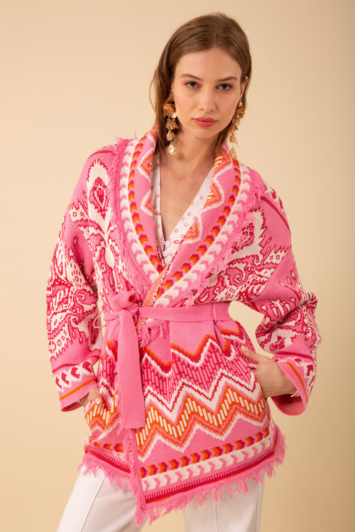 An image of the Hale Bob Wrap Cardigan
