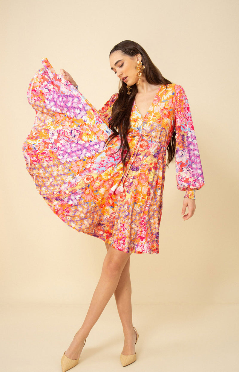 An image of the Hale Bob Swing Long Sleeve Dress