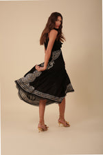 An image of the Hale Bob Sleeveless Embroidery Dress
