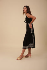 An image of the Hale Bob Sleeveless Embroidery Dress