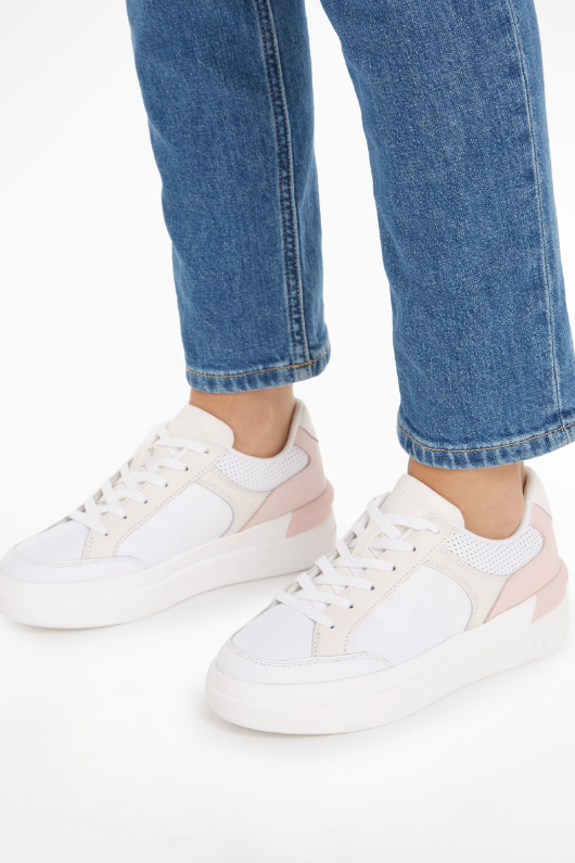 An image of the Tommy Hilfiger Tommy Hilfiger Embossed Court Sneaker