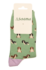 An image of the Schoffel Ladies Cotton Socks