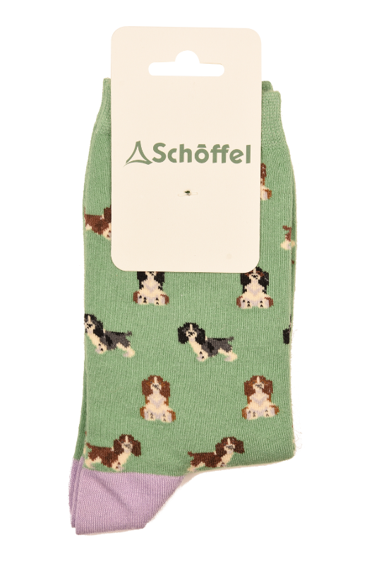 An image of the Schoffel Ladies Cotton Socks