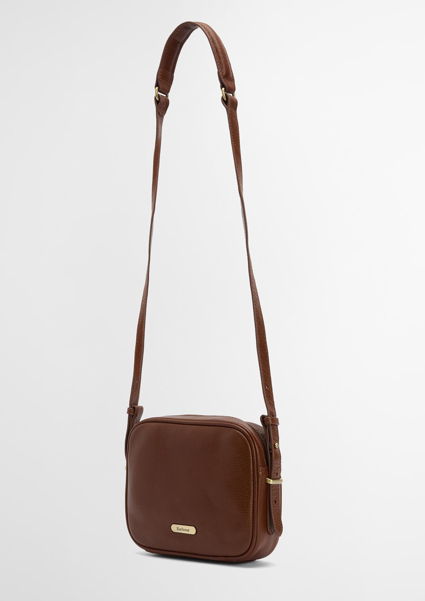 An image of the Barbour Daphne Leather Crossbody Bag