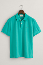 An image of the Gant Regular Fit Shield Pique Polo Shirt