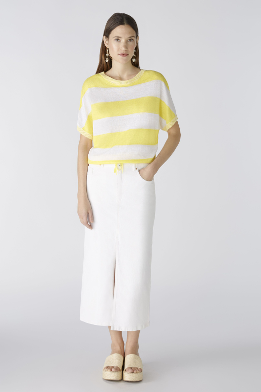 An image of the Oui Block Stripe Jumper