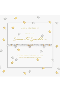 An image of the Joma Jewellery Sparkle Confetti A Little 'Season To Sparkle' Bracelet