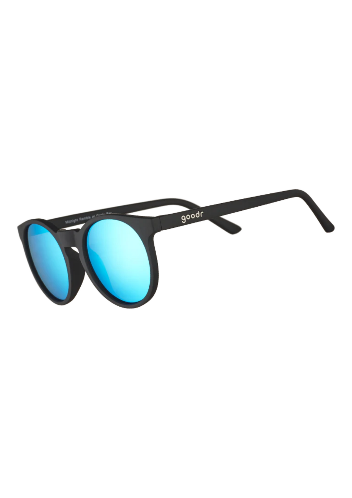 An image of the goodr Sunglasses Midnight Ramble At Circle Bar Sunglasses