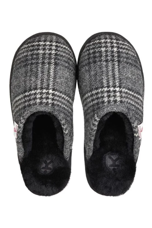 An image of the Bedroom Athletics William Harris Tweed Mule Slippers