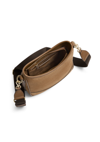 An image of the Fairfax & Favor Fairfax & Favor Dartmoor Messenger Bag Tan Suede