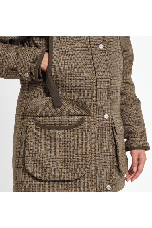 An image of the Schoffel Ptarmigan Tweed Coat