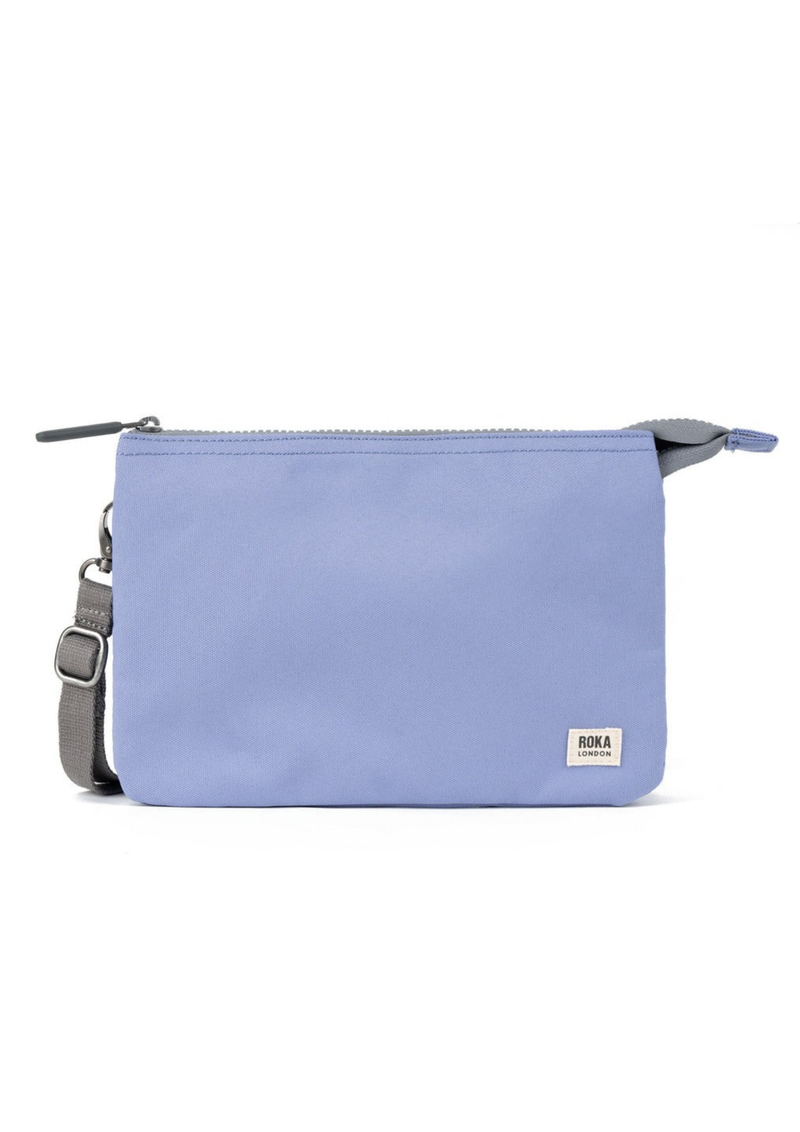 An image of the ROKA London Carnaby Crossbody XL Recycled Canvas
