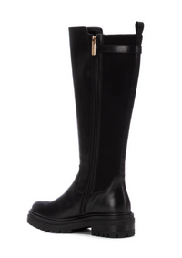 An image of the Carmela Heeled Leather Long Boot