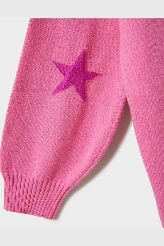 An image of the Crew Clothing Seahorse Jumper in the colour Pink.