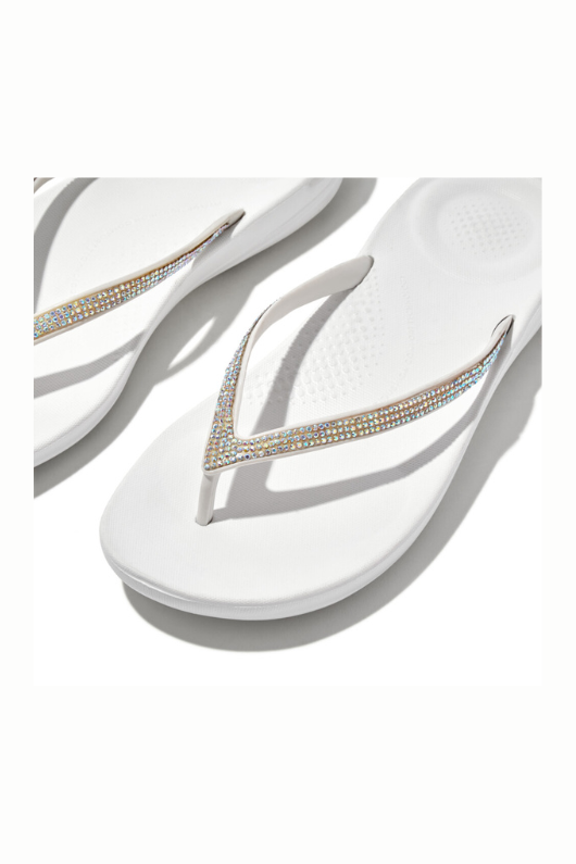 An image of the Fitflop Iqushion Sparkle Flip-Flops