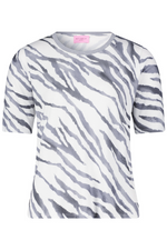 An image of the Betty Barclay Animal Print Short Sleeve T-Shirt