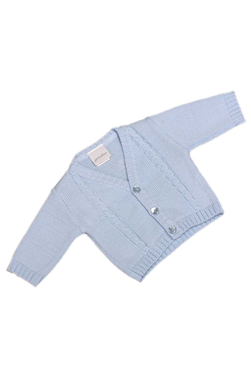 An image of the Dandelion Clothing Boys Knitted Cardigan Blue