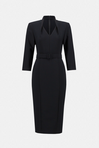 An image of the Joseph Ribkoff Black Belt Dress