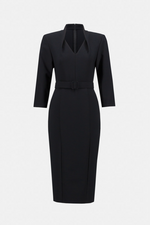 An image of the Joseph Ribkoff Black Belt Dress