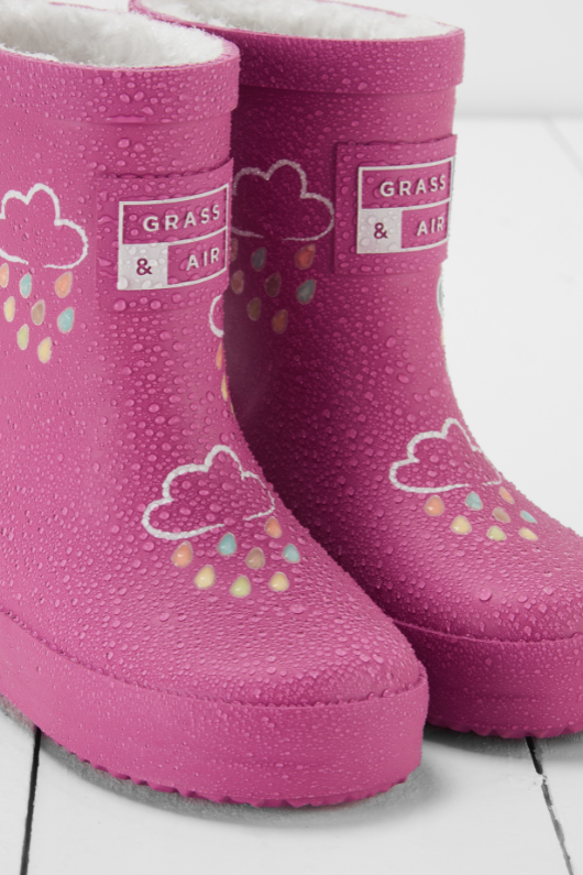 An image of the Grass & Air Colour Changing Kids Wellies